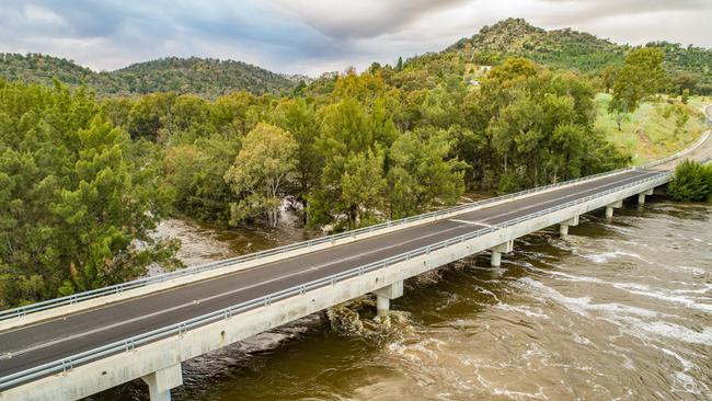 Water from Wyangala Dam released into the Lachlan River has resulted in flooding in Forbes area. Picture: Farmpix Photography