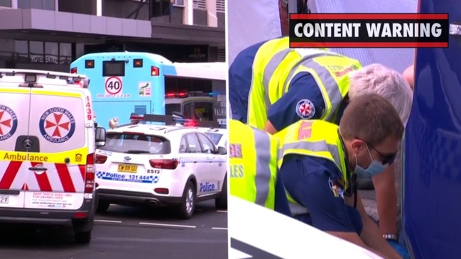 A woman has been killed by a bus in Bondi