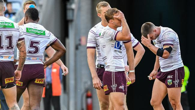 Daly Cherry-Evans and the Sea Eagles were thumped by the Eels on Sunday.