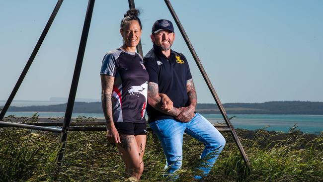 Joann and Craig Morgan-French of Montagu in Tasmania. Picture: Phillip Biggs