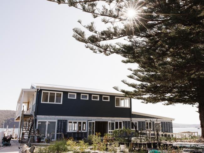 The Barrenjoey Boatshed eatery on Pittwater at Palm Beach is hoping to open in December. Picture: Alex Marks