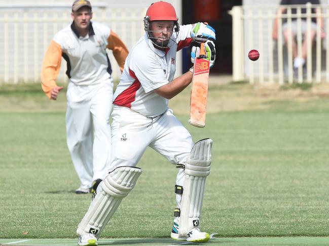 Gisborne’s Brook Grumont watches the ball closely. Picture: Rob Leeson.