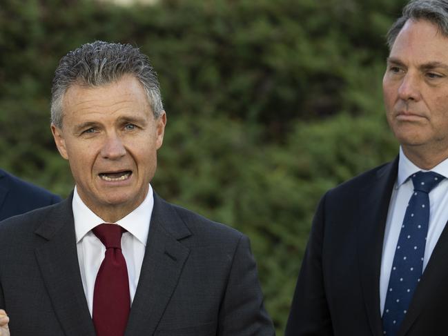 Defence Minister Richard Marles and Assistance Defence Minister Matt Thistlethwaite have clarified the eligibility for service in the ADF. Picture: NCA NewsWire / Martin Ollman