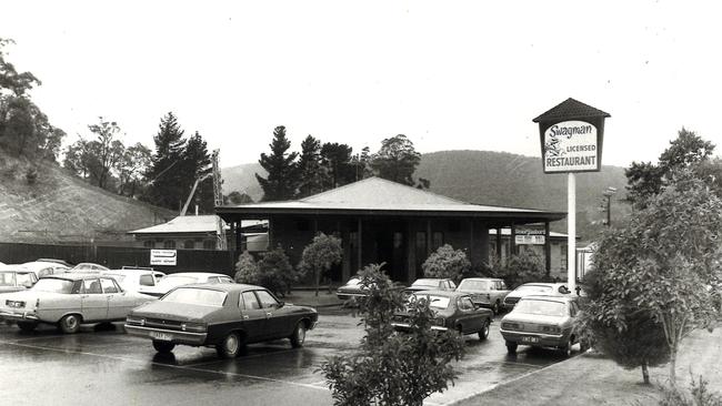 The Swagman restaurant 1978. After it burnt down, Stylis nightclub was built on the site.