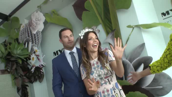 Sam and Sasha together at the Melbourne Cup