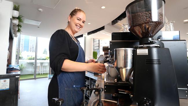 Gold Coast-based accomodation Wyndham Destinations Asia Pacific is on a hiring blitz, recruiting hundreds of workers, as pent-up travel demand delivers a significant boost for the companyâs managed Club Wyndham, Wyndham and Ramada by Wyndham hotels and resorts.Natalie Campbell preparing some coffee.19 May 2021 Surfers Paradise Picture by Richard Gosling