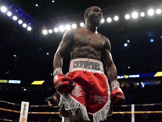 WBO champion Terence Crawford will be on the Gold Coast this week before travelling to Melbourne and Sydney. (Photo by Ed Zurga/Getty Images)
