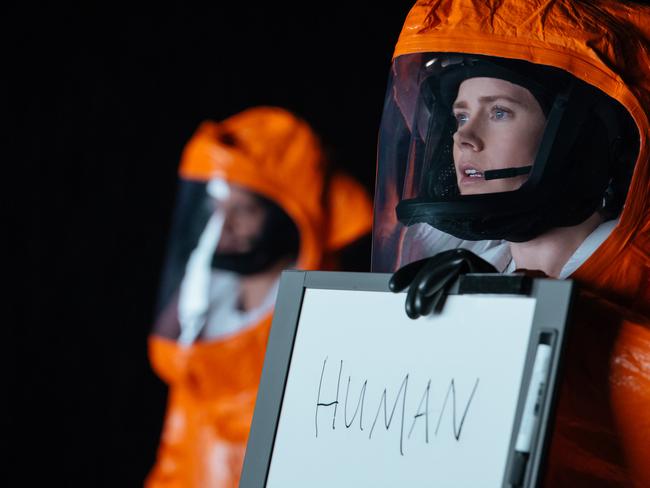 Amy Adams as Dr Louise Banks in a scene in the new highly-acclaimed science fiction film Arrival. Picture: Paramount Pictures