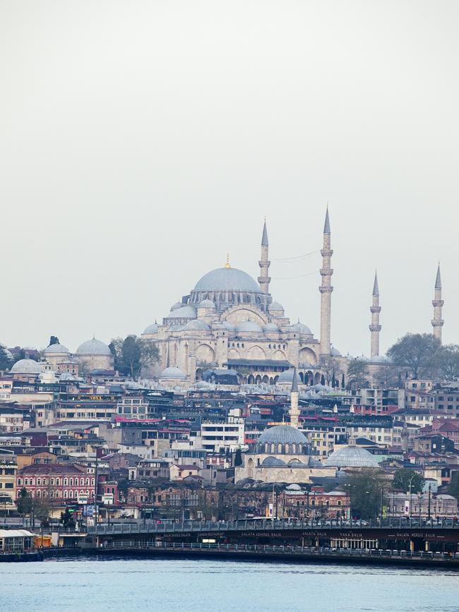 The skyline of Istanbul comes into focus on the final day. Picture: Elise Hassey