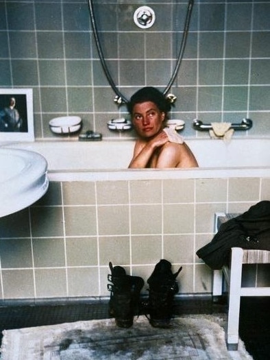 The David Scherman photograph of Lee Miller in Hitler's bathtub in his apartment. Picture: Facebook