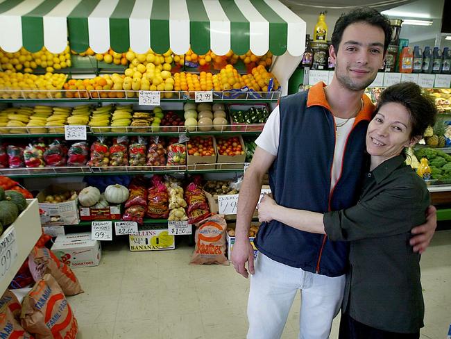 Michael Delios with his mother Voula Delios.