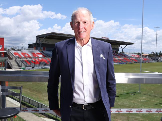 Wayne Bennett will lead the Dolphins for the club’s inaugural season in 2023. Picture: Liam Kidston