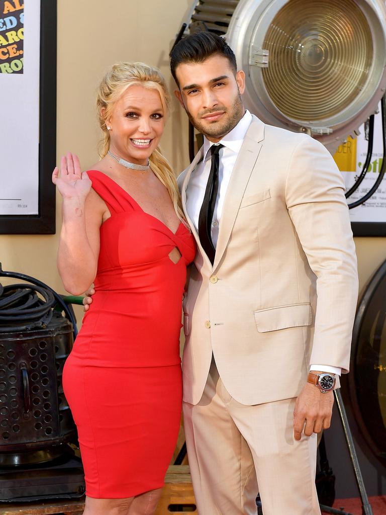 Britney and her ex-husband, Sam Asghari. Picture: Matt Winkelmeyer/Getty