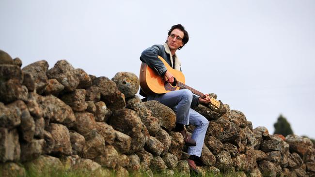 Jae Laffer, frontman of Perth-born rock band The Panics, ahead of the release of his solo album. Picture: Aaron Francis