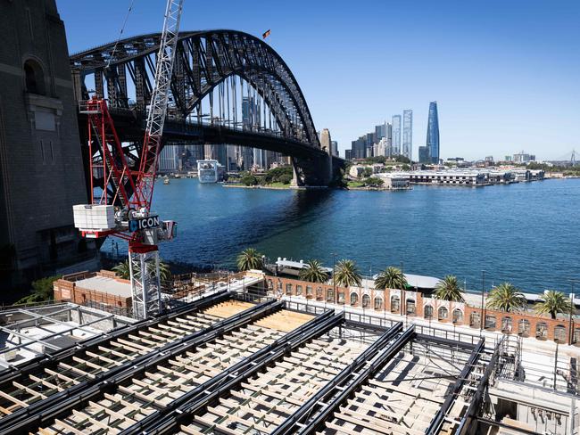 North Sydney Olympic poon under construction. Photo by RenÅ½e Nowytarger 02/12/24