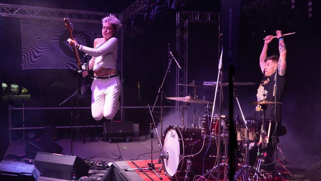 Sarah McLeod performs at the Airlie Beach Festival of Music in the Whitsundays, Queensland. Source: Cherrie Hughes