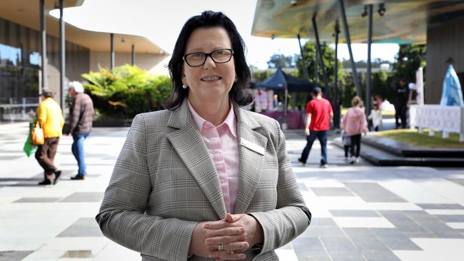 Ipswich Central Redevelopment Committee Chairperson Councillor Marnie Doyle in Tulmur Place. Picture: Supplied