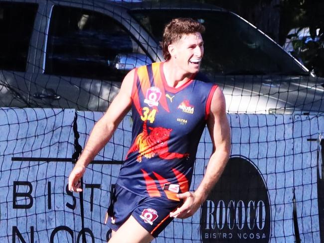 Noosa Tigers player Jono Freeman in action. Picture: Craig Slaney Sports Photography.