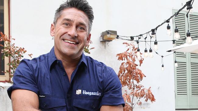 Pictured at the Observer Hotel at The Rocks in Sydney is celebrity gardener Jamie Durie ahead of HoegaardenÕs Beer Gaarden Blitz. .The outdoor section of the pub will get the ultimate beer garden makeover from Jamie and his team.Picture: Richard Dobson