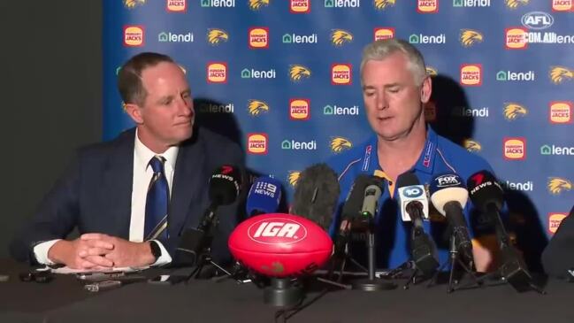 'Haven't made that call'- Sacked AFL coach blindsided in farewell presser