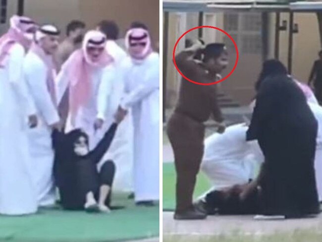 Girls chased and beaten in Saudi Arabia