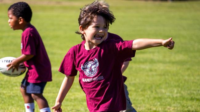 Manly Minis rugby league.