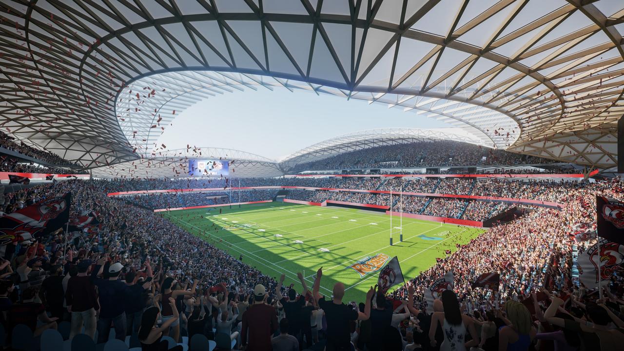 The Rabbitohs are keen to move closer to their geographical heartland at the new Sydney Football Stadium. Picture: Supplied.
