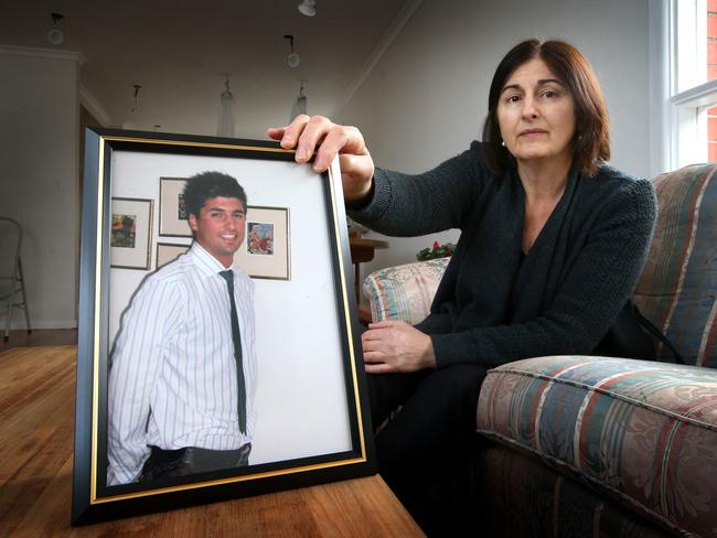 David Cassai’s mother Caterina Politi only learnt of Corrections Victoria’s decision through a reporter at Channel 7. Picture: David Caird