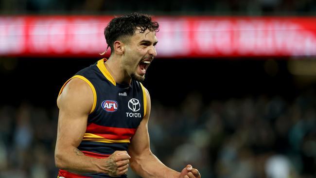 Izak Rankine has caused a stir since returning to Adelaide. Picture: James Elsby/Getty Images