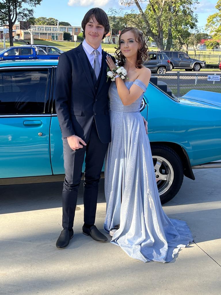 Phoebe Hemsley and Aidan Darnell arrive at the formal.