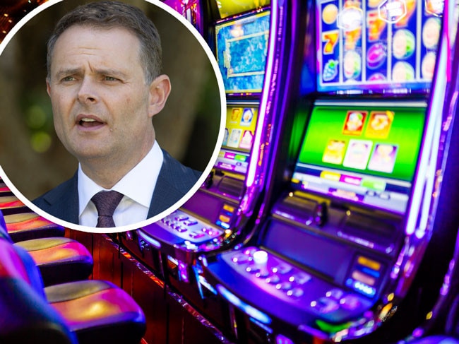Pokie art with Mullighan and pokies