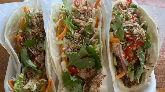 Magnetic Island locals Barry Hooker and Sue Harber have expanded their popular Indonesian taco van into a shop at Arcadia.