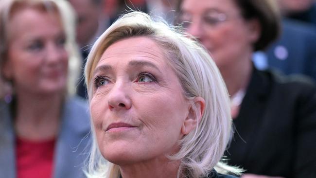 In Europe, populist parties with leaders standing in opposition to elites – such as Marine Le Pen in France – are thriving. Picture: AFP