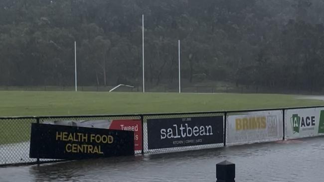 Tweed Coast AFC grounds after Cyclone Alfred. Picture: Supplied/Andrew Ryan