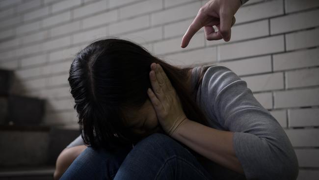 domestic violence stock image