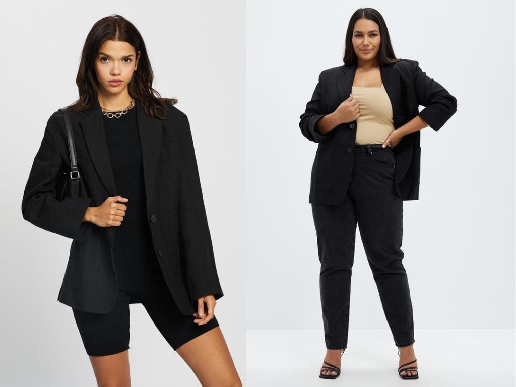 Blazer Plus Size Classic Black