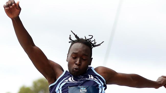 Kipchumba Langat of Wagga Wagga High School had a meet to remember across a range of events.