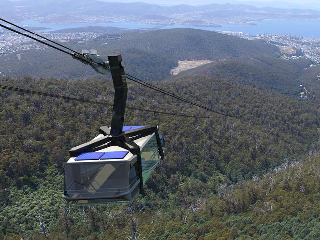 ACCESS: An artist’s impression of a cableway gondola.