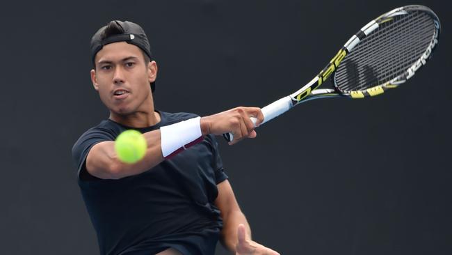 Jason Kubler, once the world’s top-ranked junior, has battled his way through qualifying to earn a spot at Wimbledon. Picture: AFP