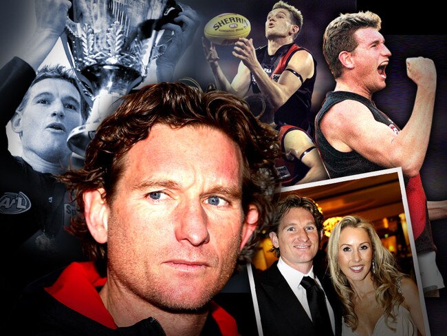 James Hird / profile piece for the Herald Sun. Art: Steve Grice.