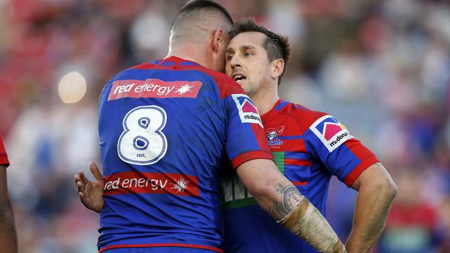 Mitchell Pearce is still wanted at the Knights, says football manager Danny Buderus.