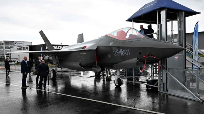 A F-35 at the International Aerospace Exhibition in Schoenefeld, near Berlin. Picture: AFP