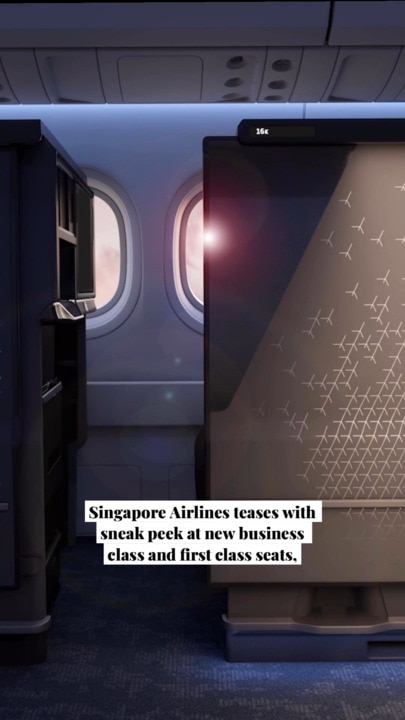 Singapore Airlines teases new business and first class seats