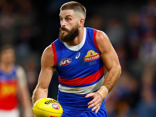 Josh Bruce has been dropped by the Bulldogs. (Photo by Michael Willson/AFL Photos via Getty Images)