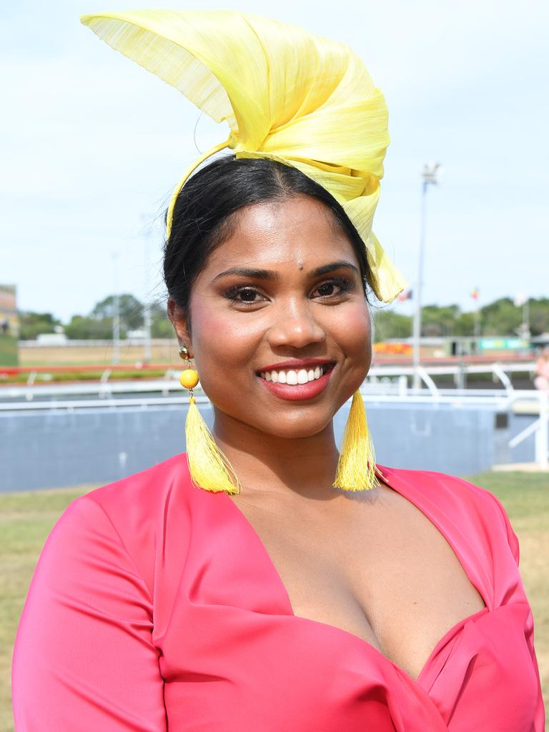 Erandi Elliott at Darwin Ladies Day. Picture: (A)manda Parkinson