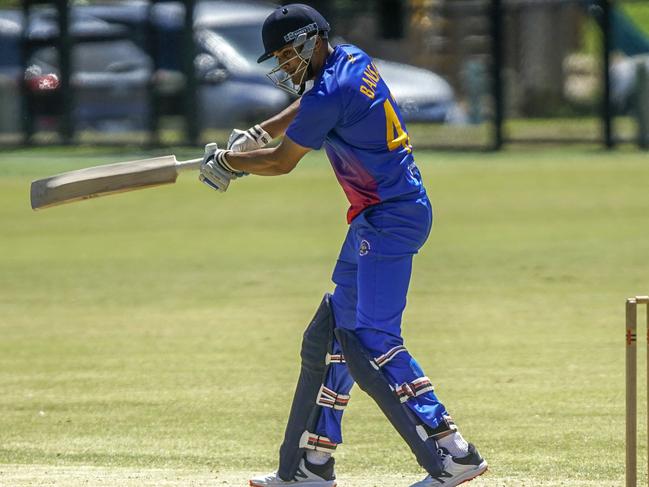 Frankston Peninsula opener Vish Bansal. Picture: Valeriu Campan