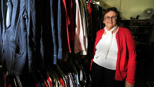 Edna Gorton OAM from the Tweed Palliative Support op shop in Murwillumbah. Picture: Scott Powick