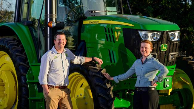 RDO Australia Group’s Julie Whitcombe with Damien Effeney of Chesterfield Australia.