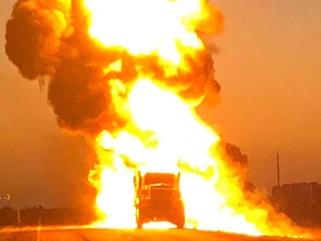 Fuel tanker explodes in outback Queensland