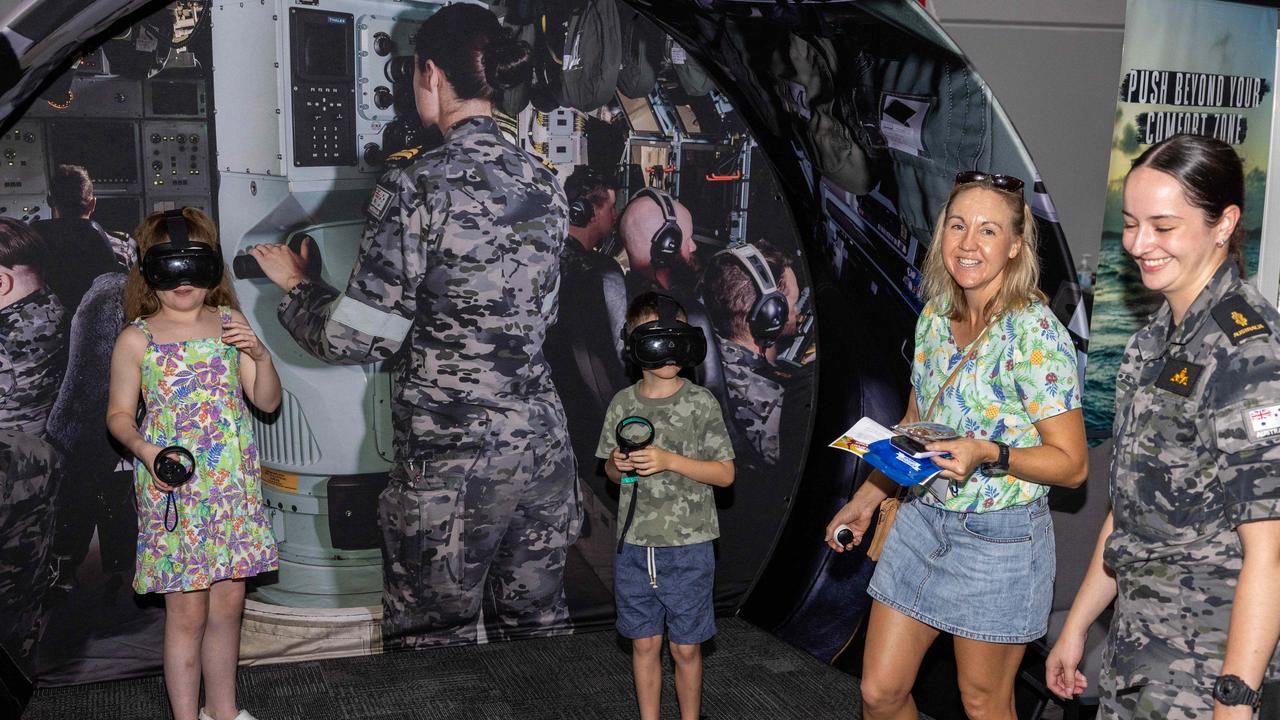 Children enjoying VR experiences. Picture: Pema Tamang Pakhrin